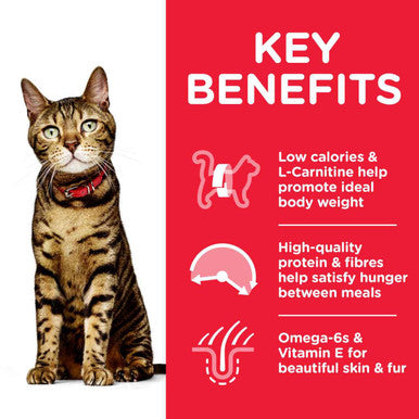Hill's Science Plan Light Adult 1-6 Dry Cat Food - Tuna