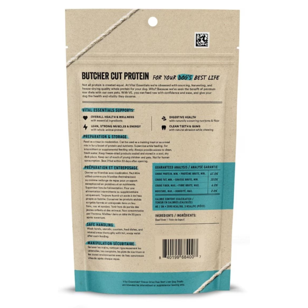 Beef Liver Freeze-Dried Grain-Free Dog Treats