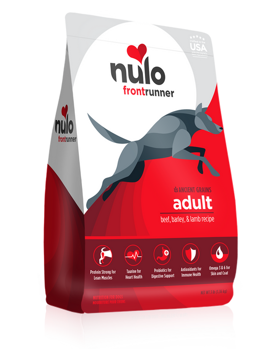 Nulo Frontrunner Ancient Grains Dog Food Beef, Barley and Lamb Adult Dog Food