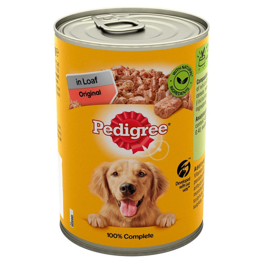 Pedigree Protein Plus Dog Tin With Turkey & Chicken In Loaf - 400g