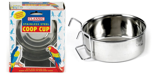 Classic Hook On Stainless Steel Coop Cup 900ml (150mm Dia)