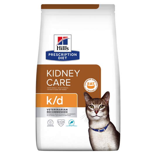 Hill's Veterinary K/D Kidney Care Dry Cat Food with Tuna 1.5kg