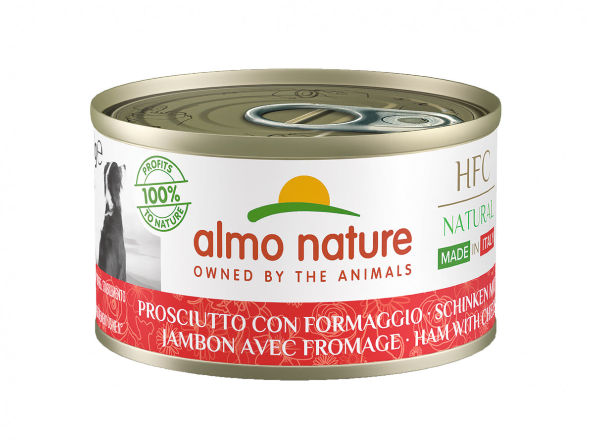 Almo Nature HFC Natural Wet Dog Food in Cans - Parmigiano - 95g