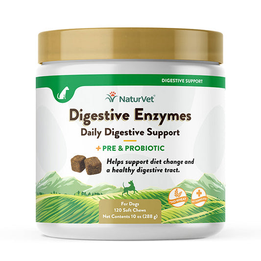 Digestive Enzymes Plus Prebiotics & Probiotics Soft Chews for Dogs