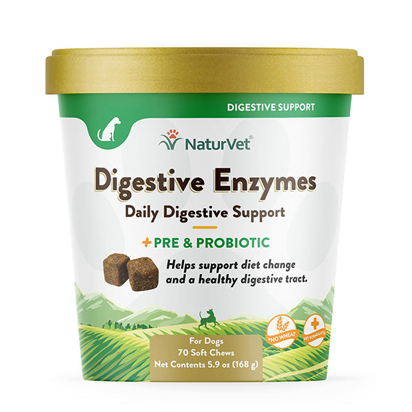 Digestive Enzymes Plus Prebiotics & Probiotics Soft Chews for Dogs