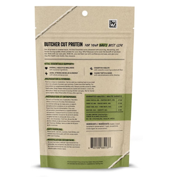 Rabbit Freeze-Dried Grain-Free Dog Treats